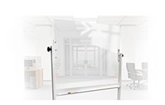 Tableau en verre mobile