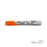 Marqueur effaçable humide orange
