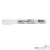 Marqueur effaçable humide blanc