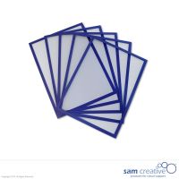Pochettes magnétiques bleu A4, set de 5 pièces

