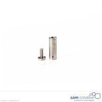 Entretoise inox pour tableau en verre, rail, 1 pce