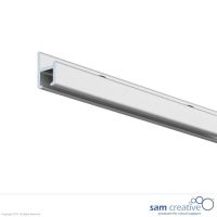 Set de 2 rails muraux blancs 150cm