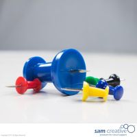 Punaises Jumbo bleues 8 pcs.