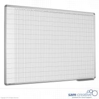 Tableau blanc de planification 12 mois 90x120 cm