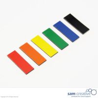 Symbole magnétique rectangulaire 2x4 cm mixte