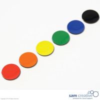 Symbole magnétique cercle 3 cm mixte