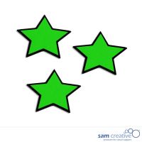 Symbole magnétique étoile 4x4 cm vert