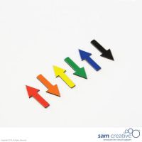 Symbole magnétique flèche 1,2x3 cm mixte