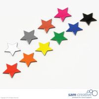 Symbole magnétique étoile 2x2 cm brun