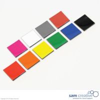 Symbole magnétique carré 2x2 cm mixte