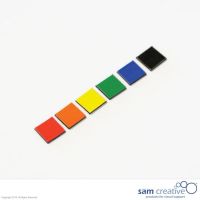 Symbole magnétique carré 1x1 cm mixte
