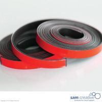 Ruban magnétique 5mm rouge