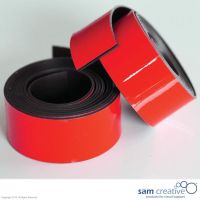 Ruban magnétique 20mm rouge