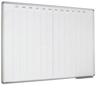 Tableau blanc 2 semaines Lun-Sam 100x180 cm