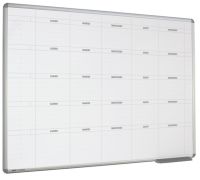 Tableau blanc 5 semaines Lun-Ven 60x120 cm