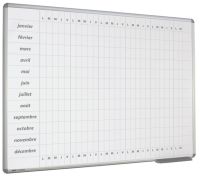 Tableau blanc annuel Lun-Ven 120x180 cm